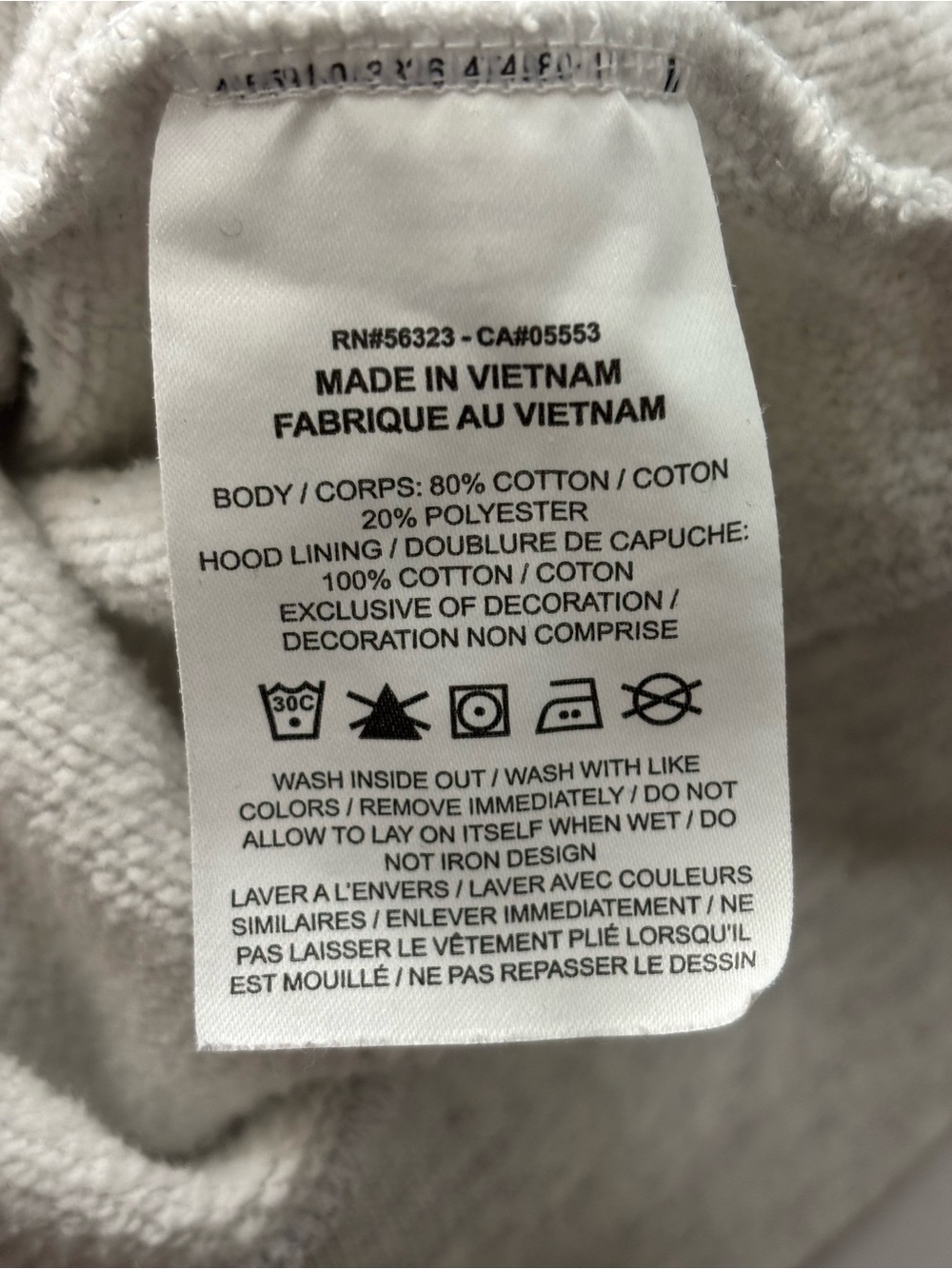 Nike‎ Sportswear Rally Fleece Hoodie Womens Size Medium Light Grey Sweatshirt - Picture 5 of 7